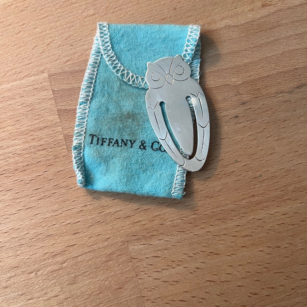 Tiffany & CO Sterling silver owl bookmark